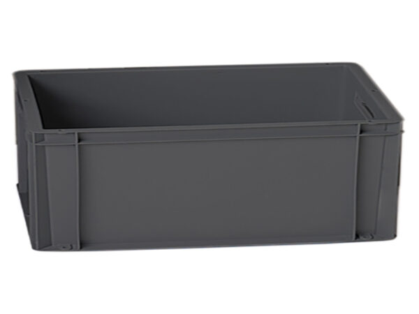 Euro Crate - Eurobox . WxDxH: 600X400X220mm Plastic Ral 7016 _SKU-62510017.19V