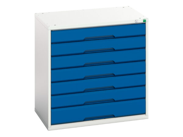 Verso Drawer Cabinet with 7 Drawers. WxDxH: 800X550X800mm Ral 7035/5010 _SKU-16925115. 10