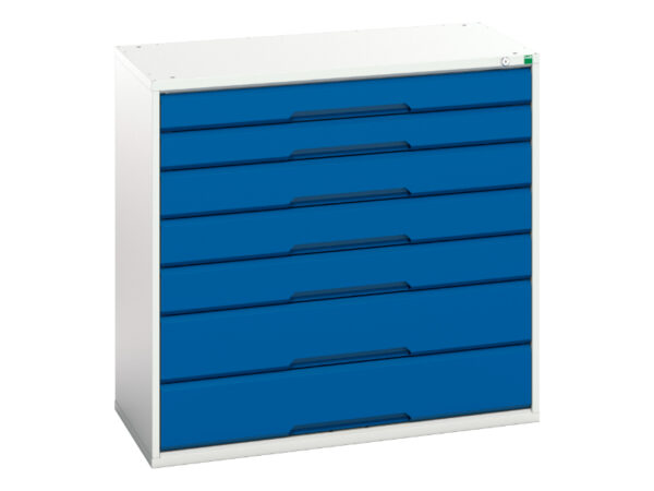 Verso Drawer Cabinet with 7 Drawers. WxDxH: 1050X550X1000mm Ral 7035/5010 _SKU-16925249.11