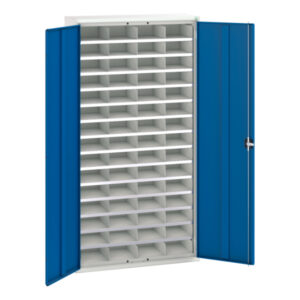 Verso Compartment Cupboard with 60 Compartments. WxDxH: 1050X350X2000mm Ral 7035/5010 _SKU-16926503.11