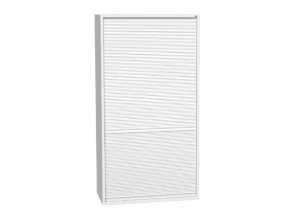 Verso Roller Shutter Cupboard with 3 Shelves. WxDxH: 1050X550X2000mm Ral 7035 _SKU-16926700.16