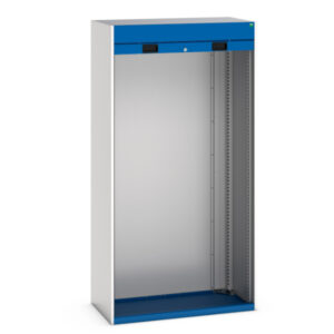 2M High Metal Cupboard - WxDxH: 1050X525X2000mm Ral 7035/5010 _SKU-40201002.11V