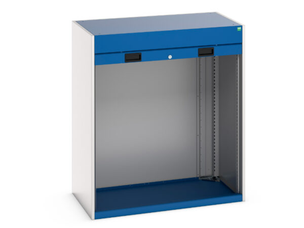 Bott Cubio Premium Cupboard - with Roller Shutter Door. WxDxH: 1050X650X1200mm Ral 7035/5010 _SKU-40201003.11V