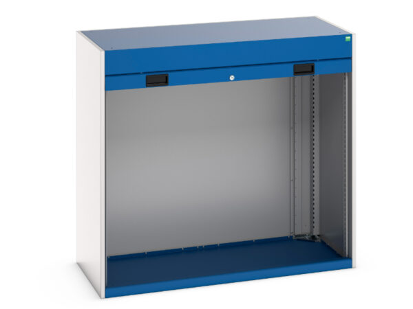 Metal Roller Shutter Door Cupboard - WxDxH: 1300X650X1200mm Ral 7035/5010 _SKU-40201007.11V