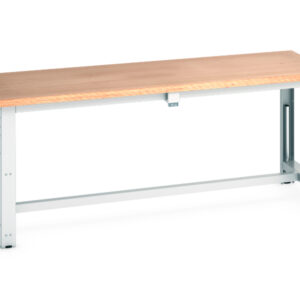 Bott Stepless Adjustable Height Electric Work Table - Cubio Stepless Adjustable Height Bench Electric, with Multiplex Worktop U. K. . WxDxH: 2000X750X840-1140mm Ral 7035 _SKU-41003564.16