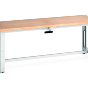 Bott Multiplex Worktop Work Table - Cubio Stepless Adjustable Height Bench. WxDxH: 2000X750X840-1140mm Ral 7035 _SKU-41003572.16