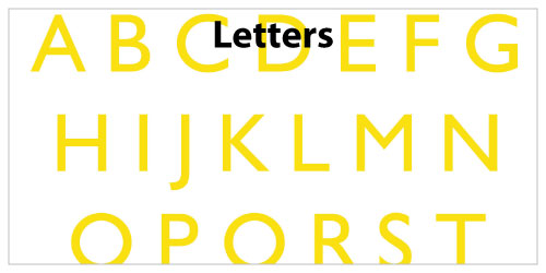 Warehouse Letters Heavy Duty Warehouse Markers - Go Industro