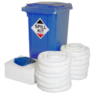 240 Litre Oil and Fuel Wheelie Bin Spill Kit - SKU OSK240WL