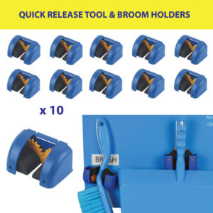 Tool and Broom Wall Holder x 10 - SKU 3303