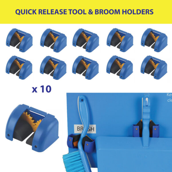 Tool and Broom Wall Holder x 10 - SKU 3303