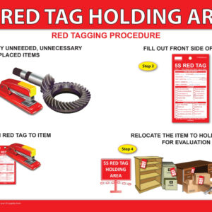 5S Template - Red Tagging Instructions Wall Guide A2 (594mm X 420mm) - SKU 3304