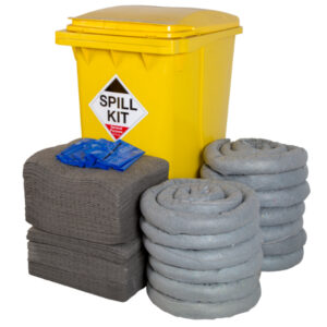 360L Emergency Spill Kit with Wheelie Bin - SKU GSK360