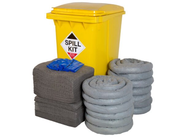 360L Emergency Spill Kit with Wheelie Bin - SKU GSK360