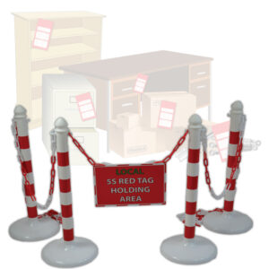 5S Red Tag Holding Area - SILVER_SKU-9313