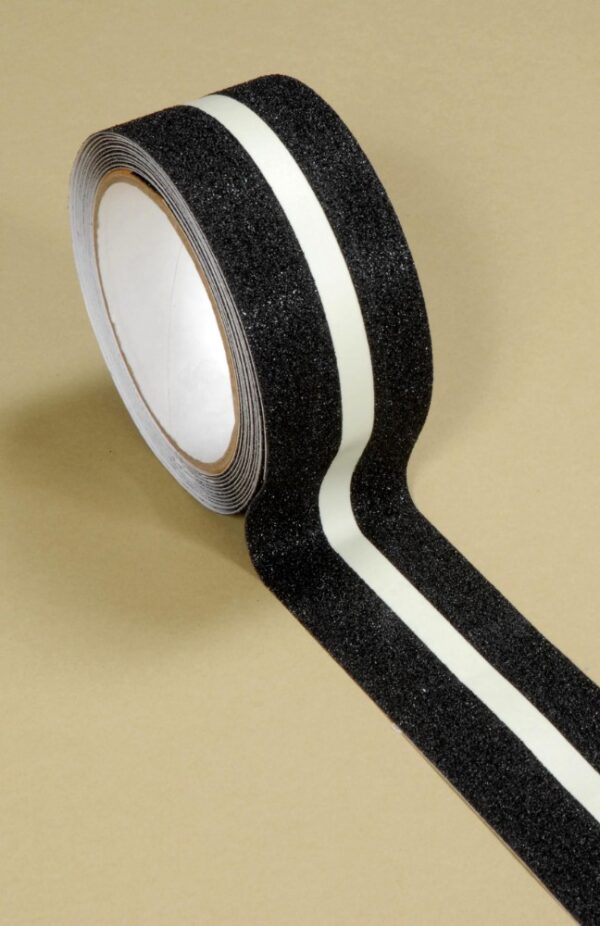 Grip Tape Stairs and Floors - Anti Slip Tape Safety Grip Glow Line 50mm wide x 18.3m   SKU-F1084 - Image 5