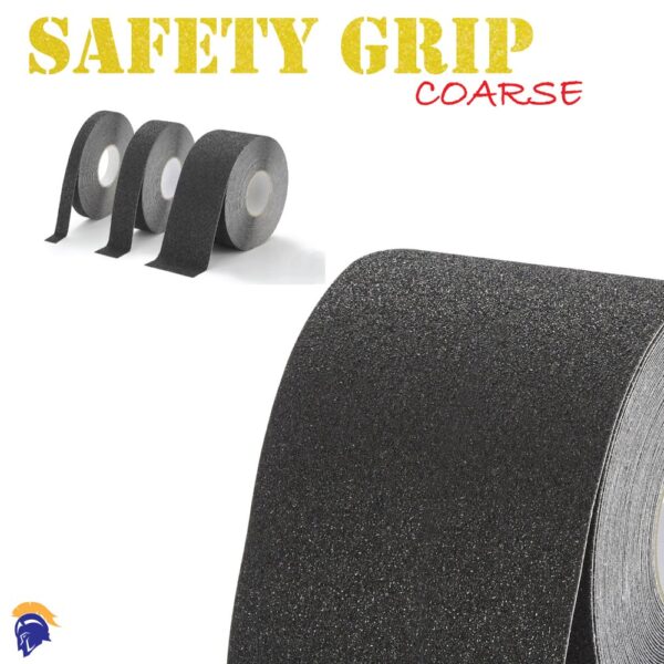 Non Slip Tape Safety Grip Coarse Black   SKU-F952