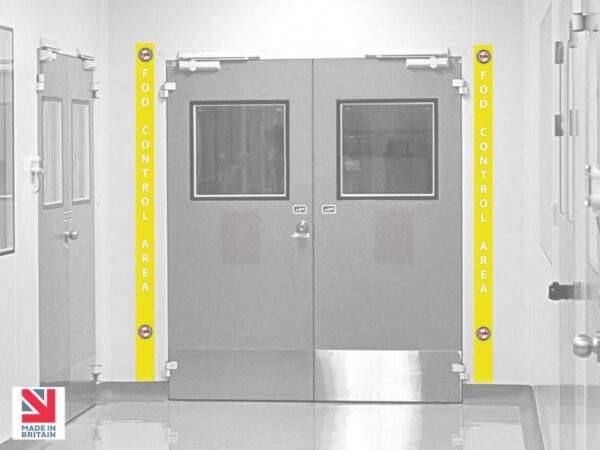 Foreign Object Debris Prevention Signs - Self Adhesive - 2000mm x 100mm - SKU-F220