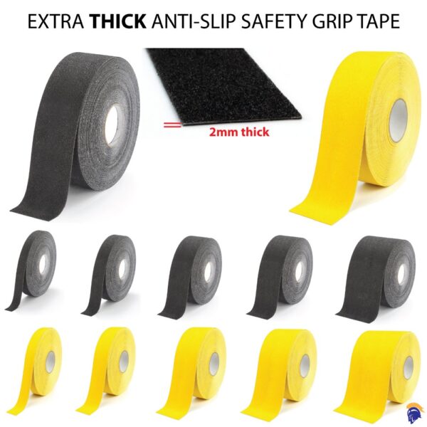 Non Slip Floor Tape - Tape Thick Safety Grip   SKU-F1180