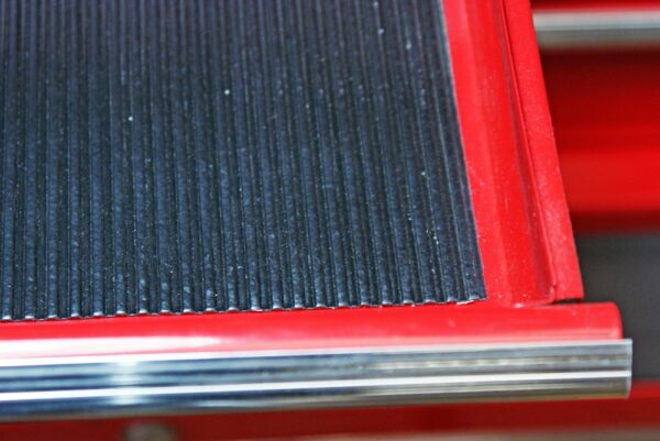 Anti Slip Black Ribbed Rubber Tape  SKU-F1492