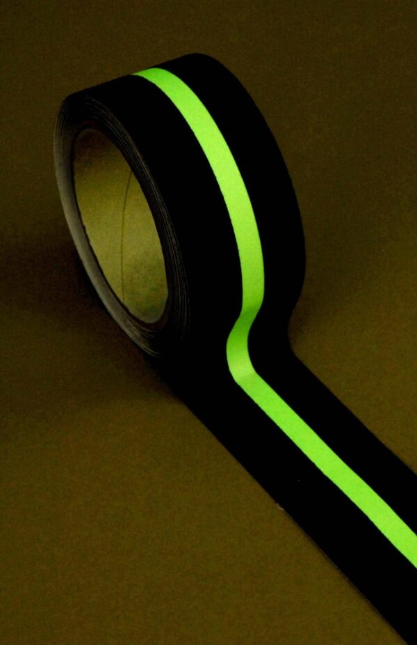 Grip Tape Stairs and Floors - Anti Slip Tape Safety Grip Glow Line 50mm wide x 18.3m   SKU-F1084 - Image 4