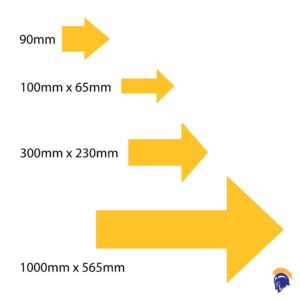 Invictus Bull Heavy Duty Floor Arrows -Extreme Heavy Duty High Traffic SKU-F1780