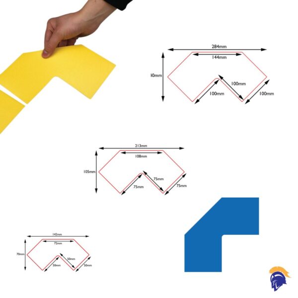 Invictus Bull Floor Marking Tape Joins to bridge F1744 Floor Line Marking Tape  SKU-F1744