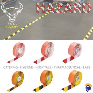 Invictus Bull Heavy Duty Floor Hazard Tape with Smooth Surface  SKU-F1840