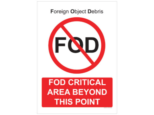 Foreign Object Debris Prevention Signs