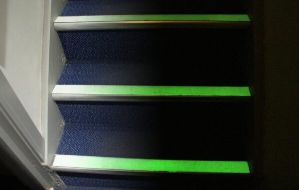 Heavy Duty Premium - Glow in the Dark Fire Exit Escape - Photoluminescent Egress Tape (Class C)   SKU-F1624 - Image 3