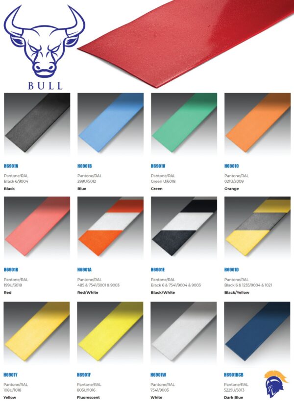 Invictus Bull Warehouse Floor Markings - 90° Corner Joins for connecting F1675 tape. Numerous colours and tape widths  SKU-F1696 - Image 3