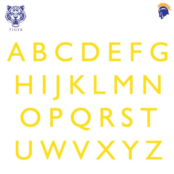 Tough but low profile Self Adhesive Floor Number Signage. Quick and Easy to Install - Invictus Tiger SKU-F2332