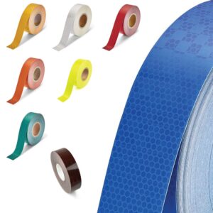 Quality Coloured Reflective Microprismatic Reflective Tape - Self-Adhesive - 50mm x 45.7m   SKU-F2416