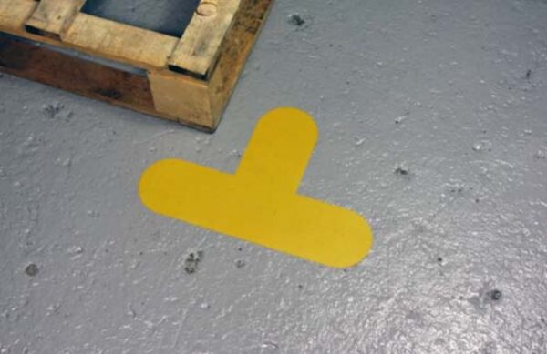 Yellow 5S Corner Pallet Markers   SKU-F2488 - Image 3