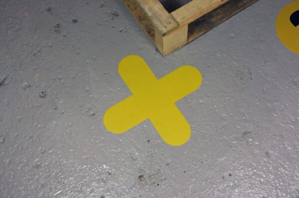 Yellow 5S Corner Pallet Markers   SKU-F2488 - Image 4