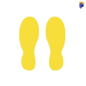 Footprint Floor Stickers Boot Shapes pack of 15 pairs   SKU-F2500