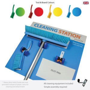 5S Cleaning Station Shadow Board – Junior 3 Edition (Cleaning Tools Included) KIT - SKU 11785