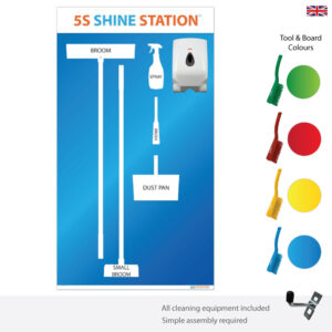 5S Housekeeping Shadow Boards – Silver Edition (All Tools Included) KIT - SKU 11202