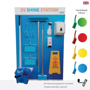 5S Cleaning Station - Platinum Edition (Cleaning Tools Included) - SKU 10843