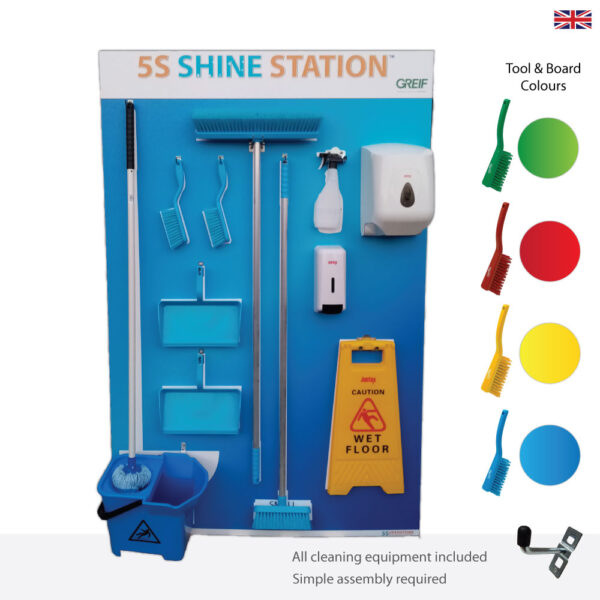 5S Cleaning Station - Platinum Edition (Cleaning Tools Included) - SKU 10843