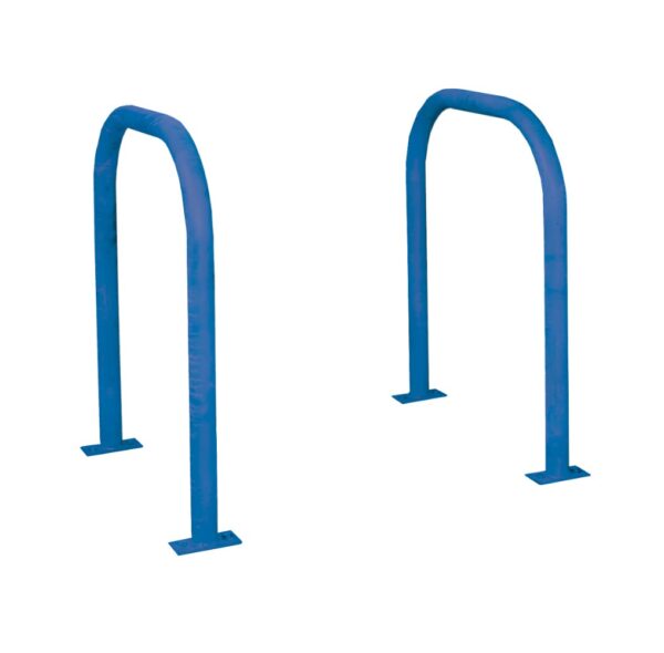 Heavy Duty Floor Mounted Bike Hoops - H.800 W.715 - Galvanised & Powder Coated    SKU-SRSHL8071FJ - Image 4