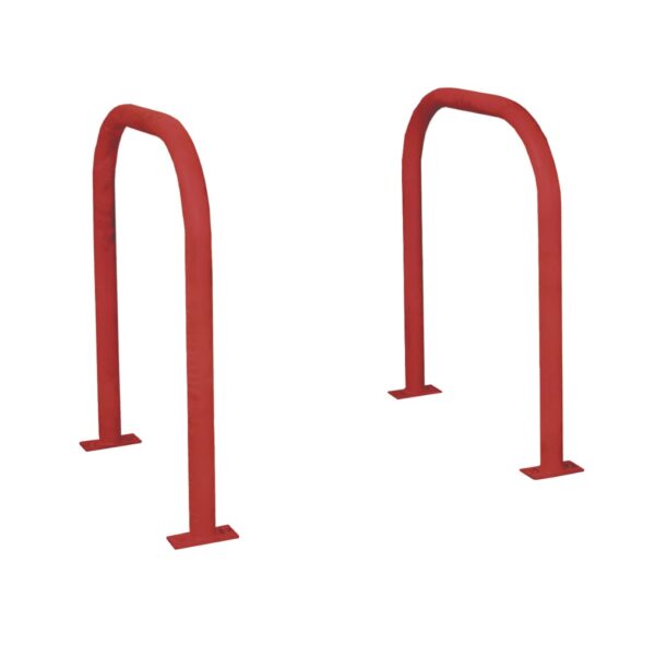 Heavy Duty Floor Mounted Bike Hoops - H.800 W.715 - Galvanised & Powder Coated    SKU-SRSHL8071FJ - Image 7