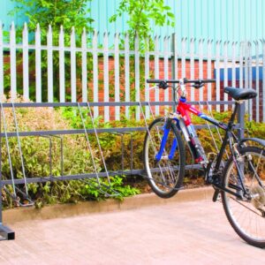 Bike Storage Rack - Traditional Bike Rack - H.935 W.1750 D.600mm - 6 and 8 Bike Options - Dark Grey    SKU-SRTRADCR
