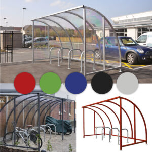 Bike and Cycle Storage - Kenilworth Cycle Shelter - H.2230 W.2000 D.2150mm    SKU-SCKN