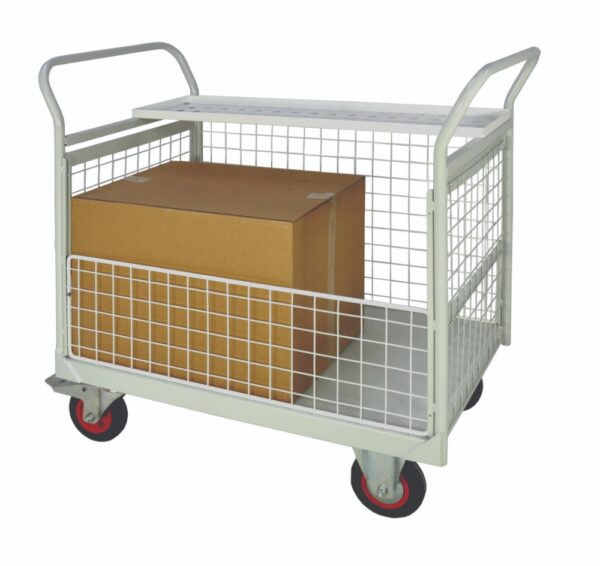 Mailroom Room Trolley - Half side - H.1050 W.600 D.900mm    SKU-RTMR35