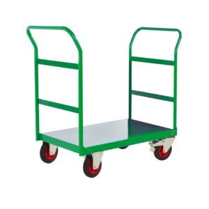 Platform Truck Trolley with Sides - Twin Handle - Open Ended - H.1050 W.600 D.1200mm    SKU-RTPTD612O