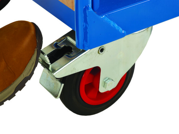 4 Sided Mobile Trolley - 4 Sided Trucks - H.1050 W.600 D.900mm - Plywood Sided    SKU-RTBT4690P - Image 2