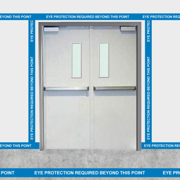 Safety Text Warning Message Tape -  SKU-FSFORK - Image 2