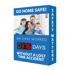 Days Without Accident Scoreboard - SKU ADFSIGN-B