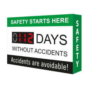 Days Without Incident Sign - SKU ADFSIGN-C