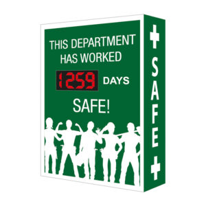 Days Since Last Accident Sign - SKU ADFSIGN-D